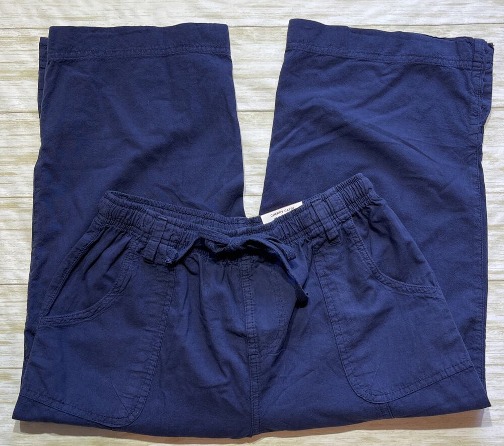 Karen Scott Women’s Intrepid Blue Cherry Capri Pants Size XS